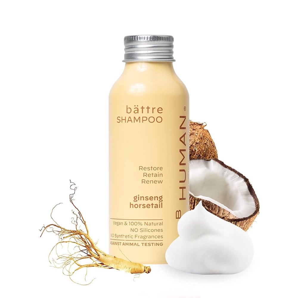 BHUMAN bättre Dry Shampoo Powder for Women and Men, Water-Activated Natural Dry